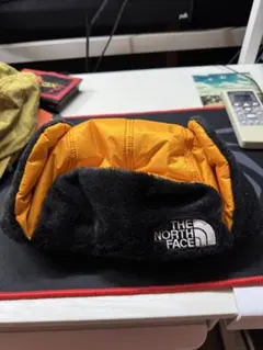 【希少品】THE NORTH FACE フライトキャップ　オレンジ/黒