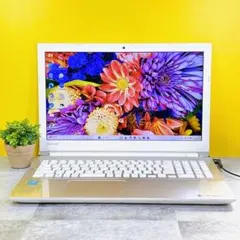 ⅰ7✨SSD✨おしゃれゴールド❣Windows11 フルHD ブルーレイ カメラ