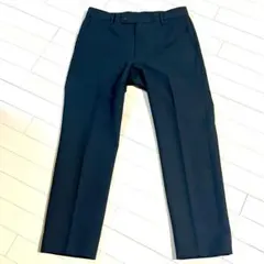【美品】ピースフィットCOOL 春夏秋用スラックス ダークグレー　82のサムネイル