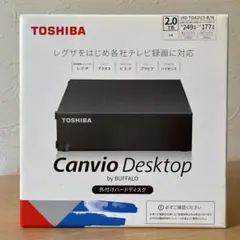 TOSHIBA Canvio Desktop 外付けハードディスク 2.0TB