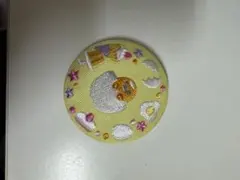 サンリオキャラクタービスケット2 刺繍缶バッジ　ぐでたま