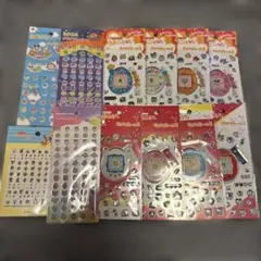 たまごっち キラキラシール プチプチシール ネイルシール 12枚セット