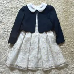 petit main セレモニードレス ジャケット付きフォーマルワンピース