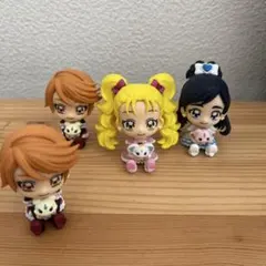 プリキュア ミニフィギュア 4体セット　ガチャガチャ