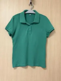 UNIQLO ポロシャツ グリーン Lサイズ 緑 半袖のサムネイル