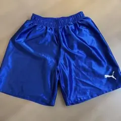 サッカー　ハーフ　パンツ　ブルー　PUMA