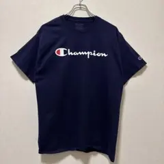 US古着 Champion チャンピオン ビッグロゴ Tシャツ L