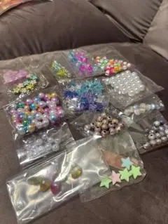 多色プラスチックビーズセット