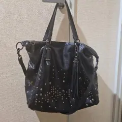 COACH　2way　ブラックバック