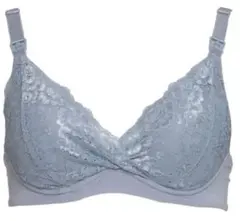 【新品未使用】授乳ブラ M モールドカップ付きクロスオープン&ストラップオープン