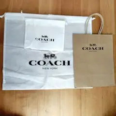 COACH コーチ ショップ袋 保管袋 ラッピング 紙袋 不織布袋 ショッパー