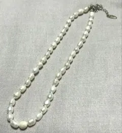 NATURAL BEAUTY BASIC 淡水パール　バロックパールネックレス