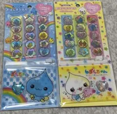 しずくちゃん　おはじきシール