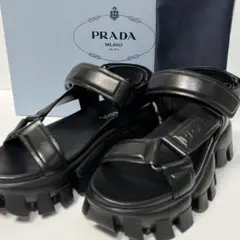 新品未開封 PRADA モノリス サンダル 　国内正規品 サイズ6 25cm 新品未開封 PRADA モノリス サンダル 国内正規品 サイズ6 25cm