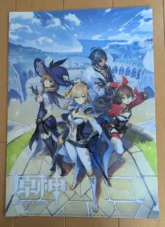 原神 クリアファイル モンド 西風騎士団 原神 A4クリアファイル 西風騎士団 - メルカリ