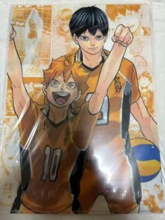 ハイキュー　クリアファイル　ハイキュー展　原画 影山飛雄　日向翔陽