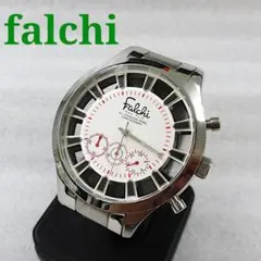 falchi ファルチ クロノグラフ 腕時計 ステンレス 白文字盤 美品のサムネイル