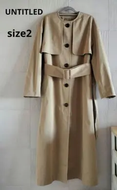 UNTITLED ギャバトレンチコート