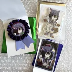 鬼滅の刃 ハロウィン アクリルスタンド 缶バッジ カード 伊黒小芭内