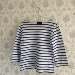 Le minor ストライプ 五分袖 Tシャツサイズ1 (M相当)