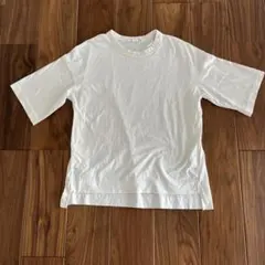 +J　Sサイズ　白　スーピマコットンオーバーサイズT　ホワイト