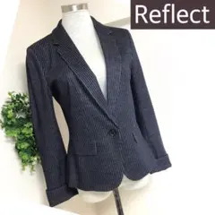 リフレクトのストライプ匠ジャケットダークネイビーサイズ9