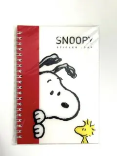 新品未使用　スヌーピー　ステッカーBOOK シール帳