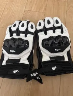 カッコイイ◾️Helstons バイク用 Mサイズレザーグローブ パンチング