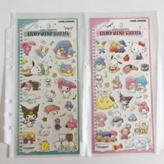【正規品】フラッフィーパフィースケッチステッカーズ　サンリオ　シール　2枚セット