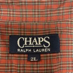 CHAPS RALPH 【ラルフローレン】チェックシャツ ビッグサイズ　2L