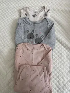 H&M 長袖ロンパース　３点セット