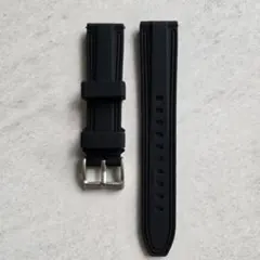 腕時計 ラバーベルト ブラック　20mm