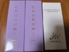 CHURUMIリキッドファンデーション2個、SHIROWAKAクリーム セット