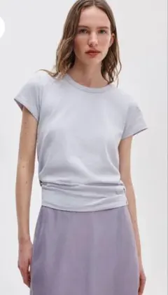 未使用新品　rag & bone くすみラベンダー　Tシャツのサムネイル