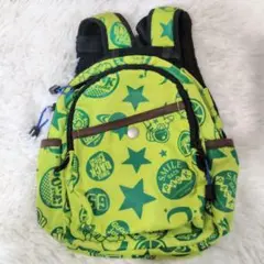 明るいグリーンのリュック(子供用)