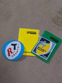 サッカー 審判用品 ワッペン カードセット