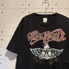 【エアロスミス】Printstar／バンドTシャツ／L／サイズ／ブラック／古着のサムネイル