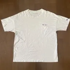 Champion チャンピオン ポケットTシャツ Lサイズ 白 C3-K357