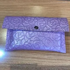 マルチポーチ　ハンドメイド　本革　革細工　レザークラフト