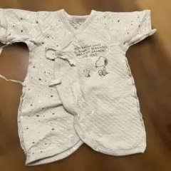 スヌーピー ロンパース グレー 50-60