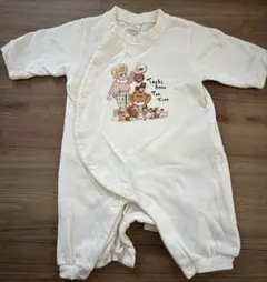 tete a tete クリーム色ロンパース 50-60