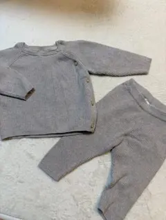 H&M セットアップ 68サイズ グレー