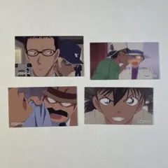 名探偵コナン　フレークシール　ステッカー　30周年４枚セット　安室風見沖田キッド