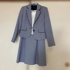 Lavannor チェック柄ジャケットandワンピーススーツ　２点セット
