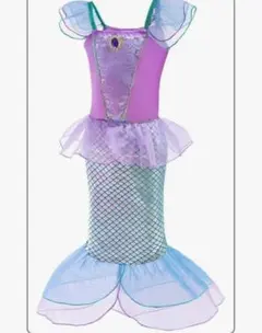 アリエル　リトルマーメイド　キッズドレス　コスプレ