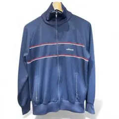 美品✨80年代/adidas/トラックジャケット/ジャージ/M/ネイビー