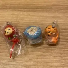 たまごっち　カラフルマルチチャーム　めめっち、いちごっち、けーたま