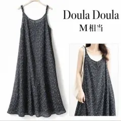 Doula Doula 小花柄キャミワンピース M相当 ロングワンピース夏フレアのサムネイル
