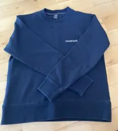 モンベル　コットンスウェットシャツ　ユニセックス　XS ネイビー