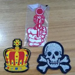 【値下げ】アイロンワッペン　3点セット